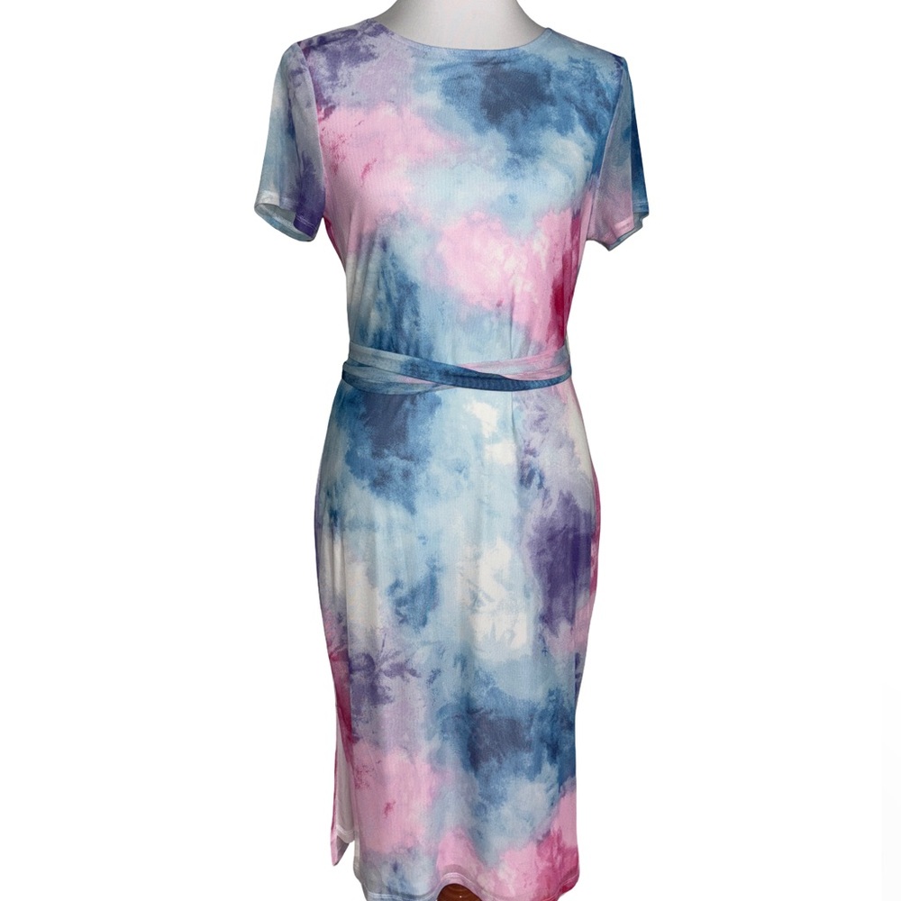 Sage Collective Tie Dye Midi Dress